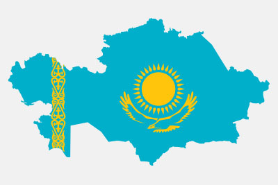 Kazakhstan  Flag